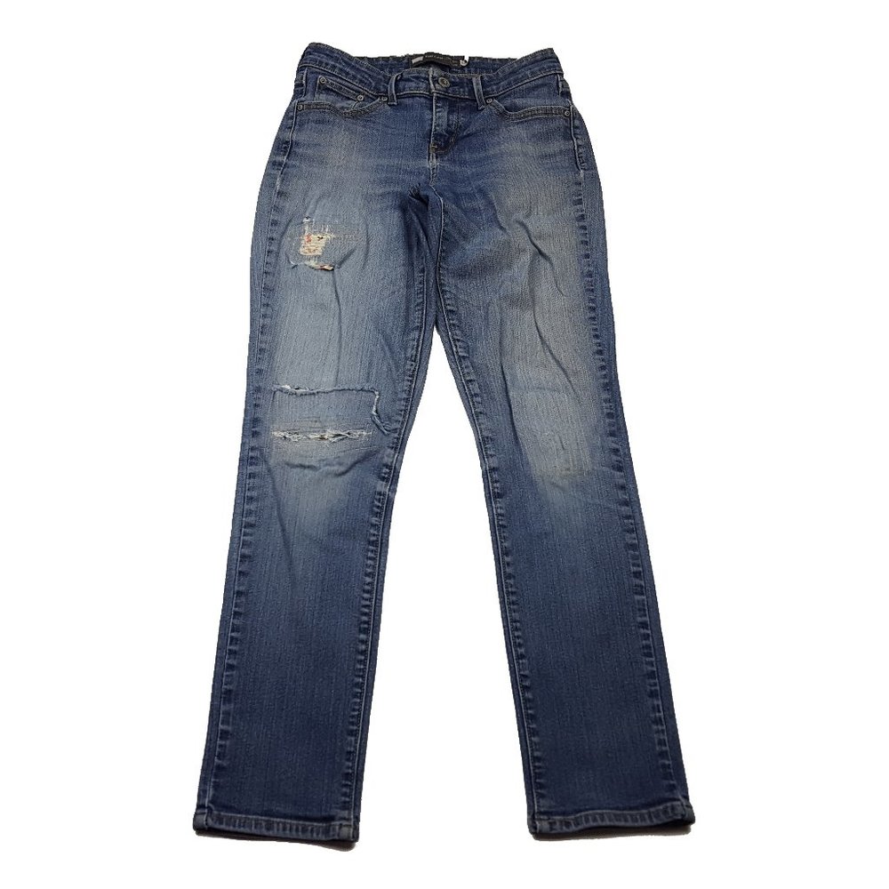 Levi's Ripped & Patched Demi Curve Slim Leg Skinny Jeans